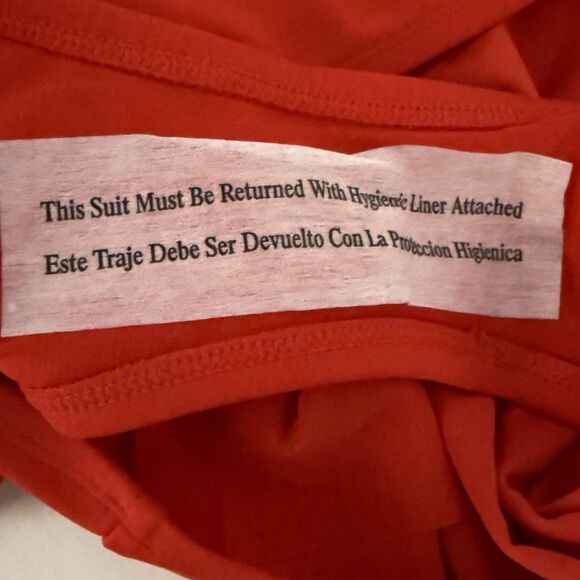 Kona Sol Women's Red Tummy Control Medium Seat Coverage One Piece Swimsuit NEW! - Picture 6 of 11